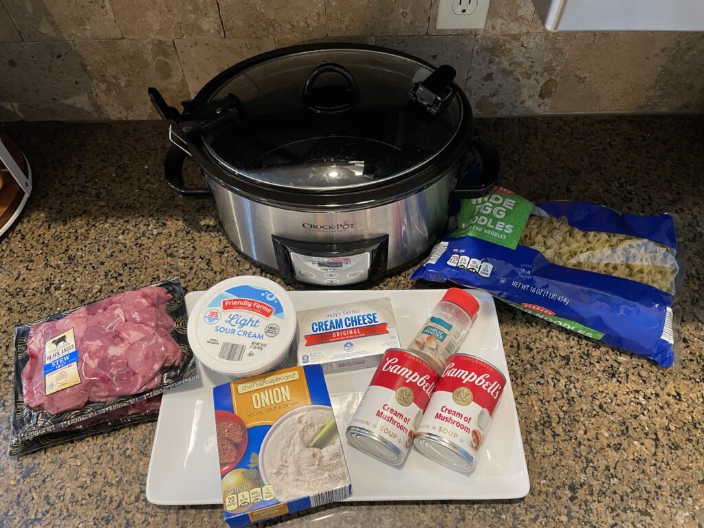 Crock Pot Beef Stroganoff